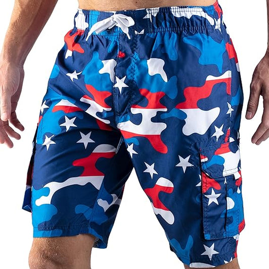 Kanu Surf Bellaire Men's Swim Trunks Quick-Dry Swim Shorts Men, 9" Inseam